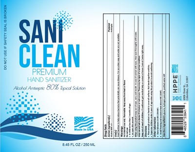 8 Oz Label (8.45 Oz 250 mL Hp2481 Label)